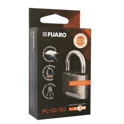 Замок навесной FUARO PL-01-50 англ. 3 кл.  /42267/