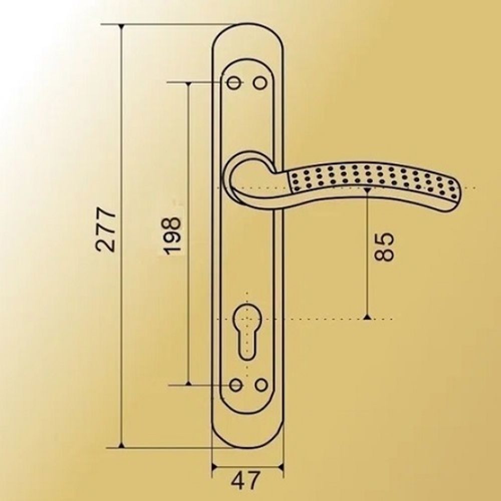Ручки на планке DAMX 412L SN/CP мат.никель/хром