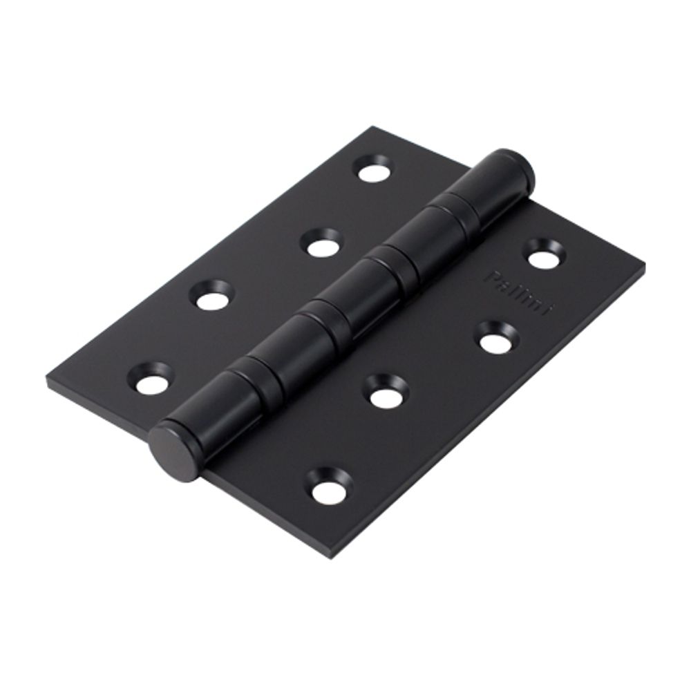 Петля дверная универсальная усиленная PALLINI PH-3 100x70x3 4BB MatBlack матовый черный (1шт.)