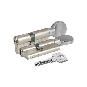 Цилиндровый механизм с вертушкой KALE KILIT 164 BM/68 (26+10+32) никель 5 кл. /1008/