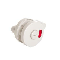 Ручка поворотная AJAX BK6 WC-CABIN PVC WH (белый) /59115/