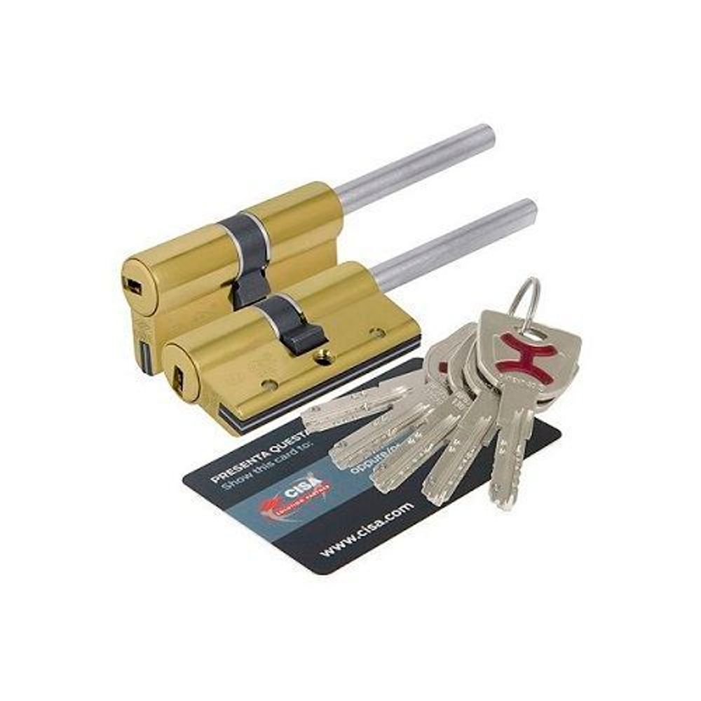 Цилиндровый механизм под вертушку (дл.шток) CISA AP4S 0P3S7-91.66