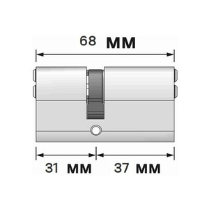 Цилиндровый механизм APECS Premier RT-68 (31/37) G золото