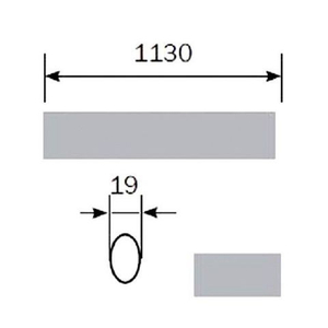 Горизонтальная перекладина ISEO (1130 мм красн)