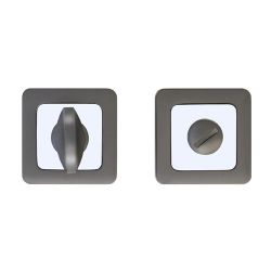 Ручка поворотная АЛЛЮР АРТ BK-S1 MBN/CP графит/хром