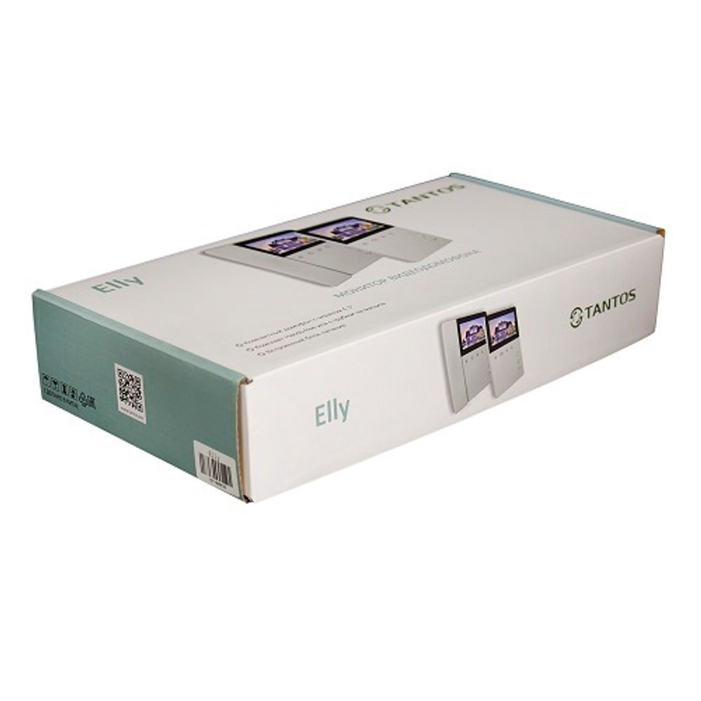 Монитор видеодомофона TANTOS Elly-S с трубкой (белый) TFT LCD 4,3" экран