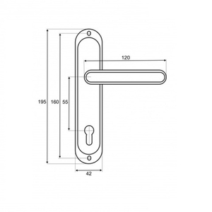 Ручки на планке VETTORE 55.323 MP медь