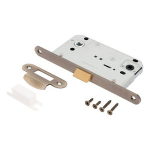 Замок врезной АЛЛЮР АРТ 5300-P-WC AB ст.бронза