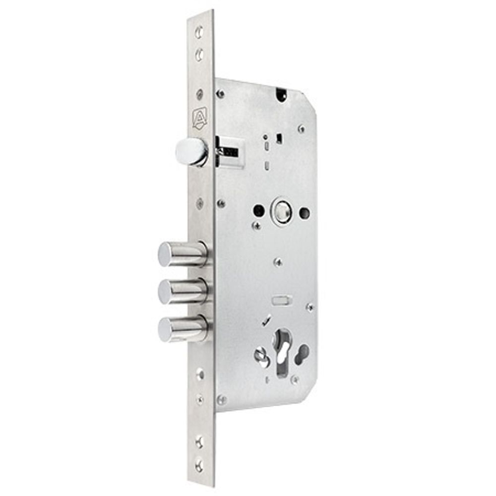 Замок электронный APECS Smart SL-52-60.85/8001 BLM (TTlock, WiFi, FP) черный матовый