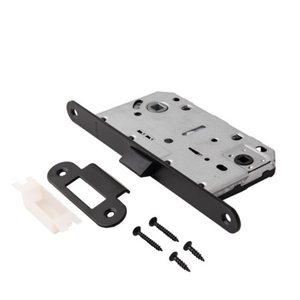 Защёлка врезная APECS 5300-P-WC BLM черный матовый