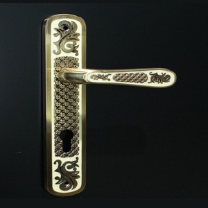 Ручка на планке ALEMAR A70250 AM/BCF кофе глянец