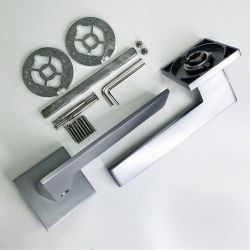 Ручка раздельная ABRISS R21.027 MCP матовый хром