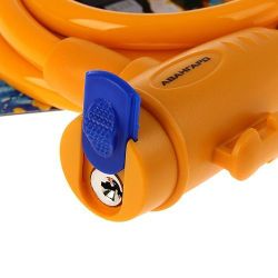 Замок навесной АВАНГАРД ВС-Т10 (1000 мм с тросом) ОРАНЖ