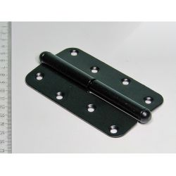 Петля накладная НОЭЗ ПН1-110-Л черный матовый