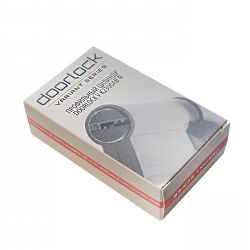 Цилиндровый механизм с вертушкой DOORLOCK V K2300AB N серия Variant 70мм (35x35) никель 5 кл.