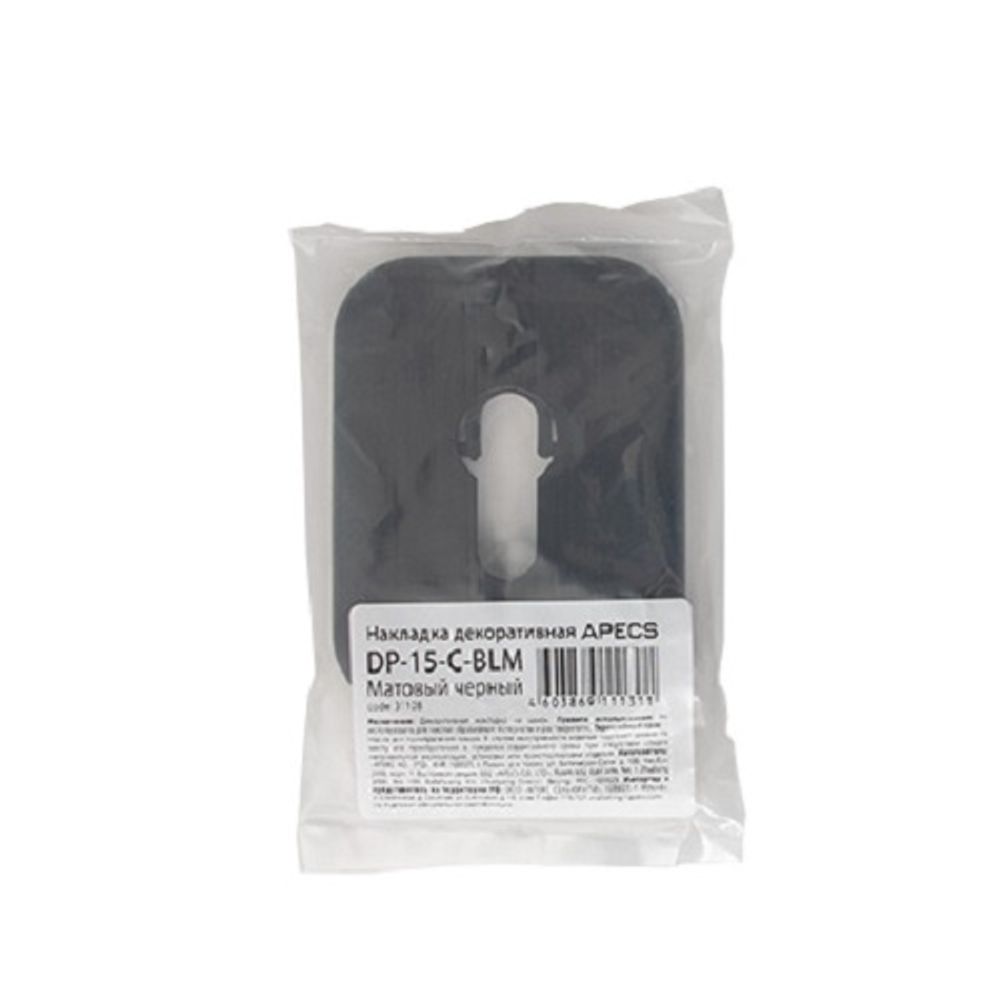 Накладка декоративная APECS DP-15-C BLM черный матовый