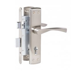 Замок врезной FERRE 7255-4 SN мат.никель (Мотор Сич ЗВ7)