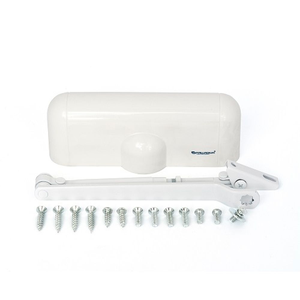 Доводчик дверной PALLADIUM 1025 D (15-25) WH (белый)