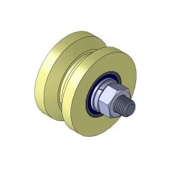 Ролик капролон d-40 под угол