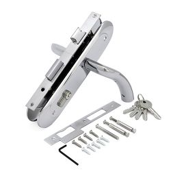 Замок врезной с ручками PALLADIUM ЗВ-1702 SC/CP мат.хром/хром