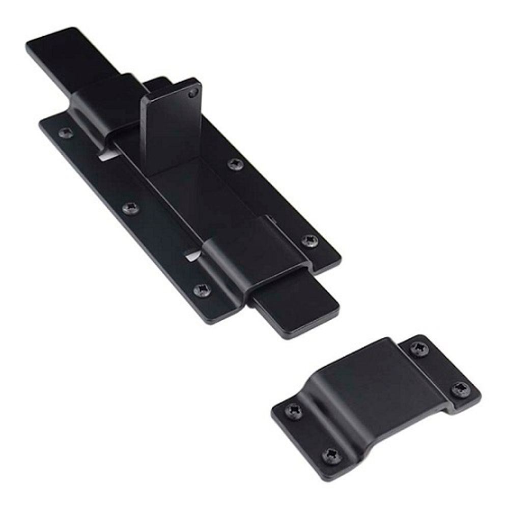 Задвижка дверная НОЭЗ Лофт черный матовый