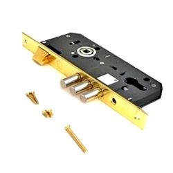 Замок врезной APECS 2600 G золото