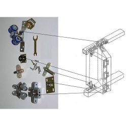 Комплект роликов МЕДИО 218 тип "книжка"