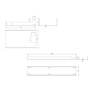 Удлинитель для пенала ARMADILLO SLD.Comfort-PENAL extension 100 /61199/