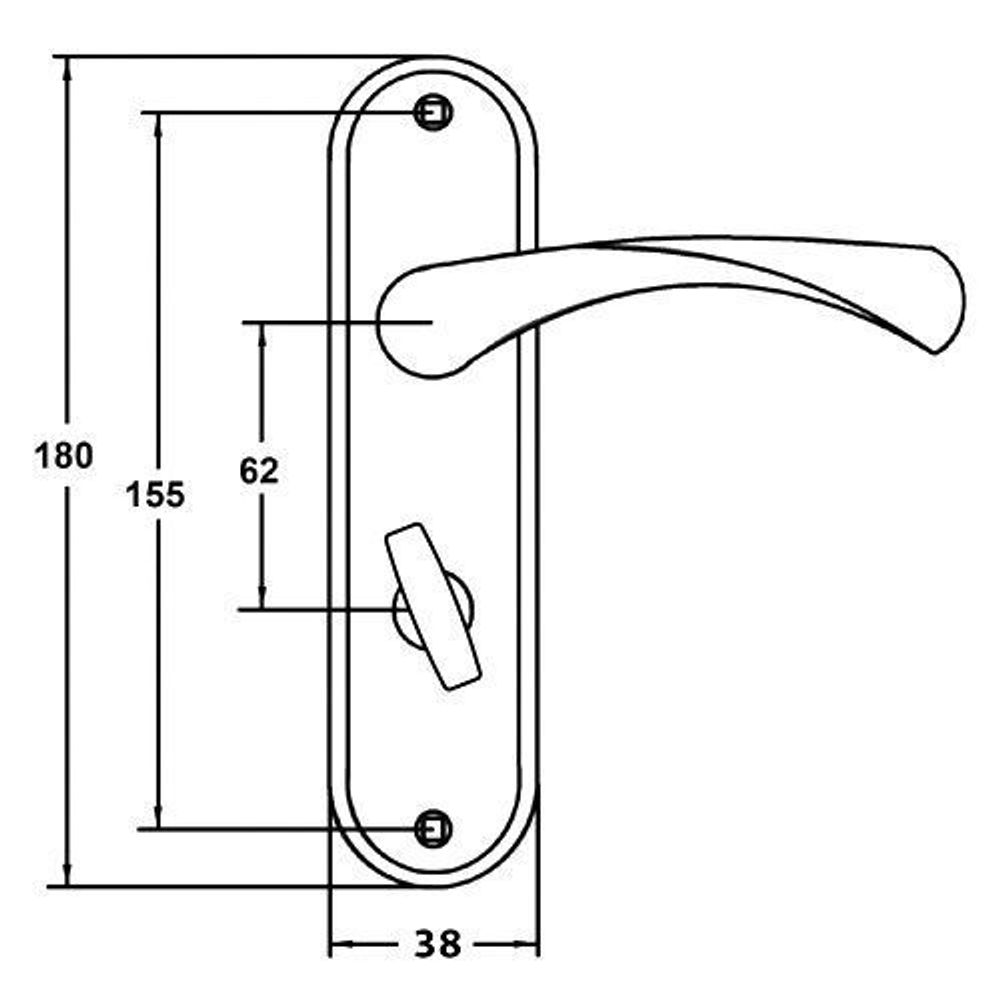 Ручки на планке VETTORE 62.323 WC SN/CP мат.никель/хром