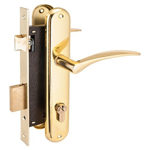 Замок врезной АЛЛЮР 0211 GP латунь