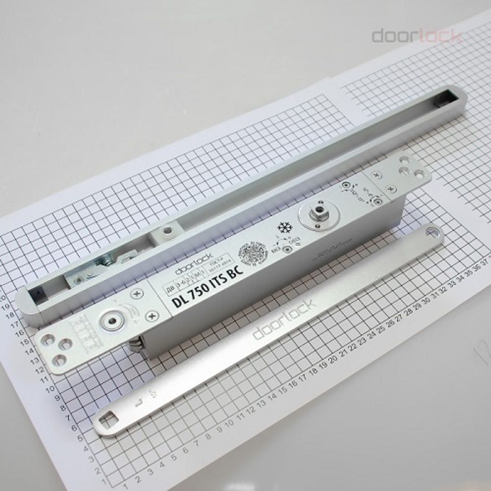 Доводчик врезной DOORLOCK DL750ITS/BC EN3-6 серебро