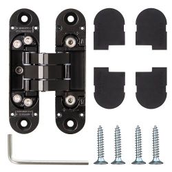 Петля скрытой установки ARMADILLO U3D4000 BL черный /38661/ (1 шт)