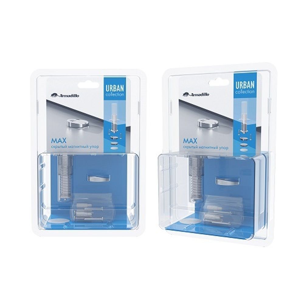 Упор дверной скрытый ARMADILLO MAX INOX /49179/