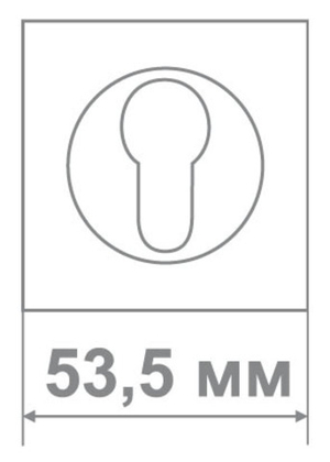 Накладка МЕДИО L09 ENT TSC/CP мат.хром/хром