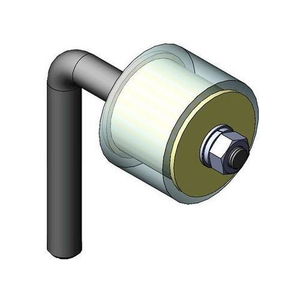 Ролик поддерж. фторопласт атмосферостойкий гнутый с силиконом