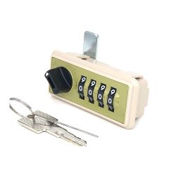 Замок мебельный кодовый 095 C механический с ключом