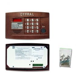 Вызывная видеопанель CYFRAL CCD-2094.1/PKVC блок вызова до 100 абонентов, контроллер Mifare