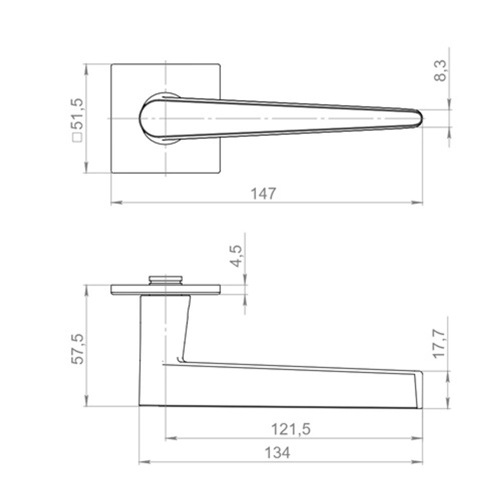 Ручка раздельная ARMADILLO GELATO K.YM MWSC-33 итальянский тисненный /62111/