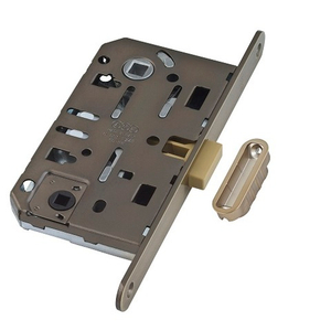 Замок межкомнатный AGB WC MEDIANA POLARIS B06102.50.12.640 (ант.бр) (скин) /60147/