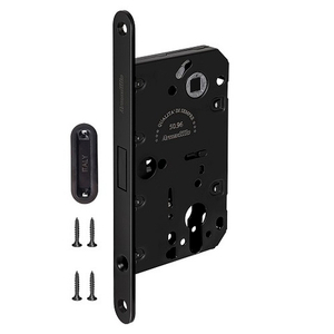 Замок межкомнатный магнитный под цилиндр ARMADILLO GRAVITY G02.190.50.85 BL черный /45985/