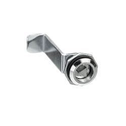 Замок мебельный MS-7055-18-3 N без ключа, ригель изогнут на 50,7мм