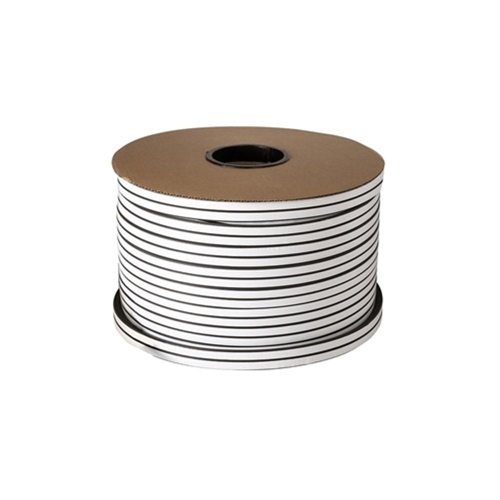 Уплотнитель FUARO профиль D-14/12 мм черный, 120 м /43013/