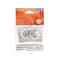 Ручка поворотная FUARO BK6 KM SN/CP-3 мат.никель/хром /23685/