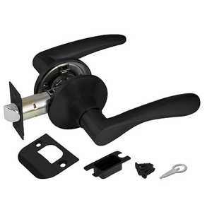 Ручка защелка PUNTO 6020 BL-P (без фик.) черный /44527/