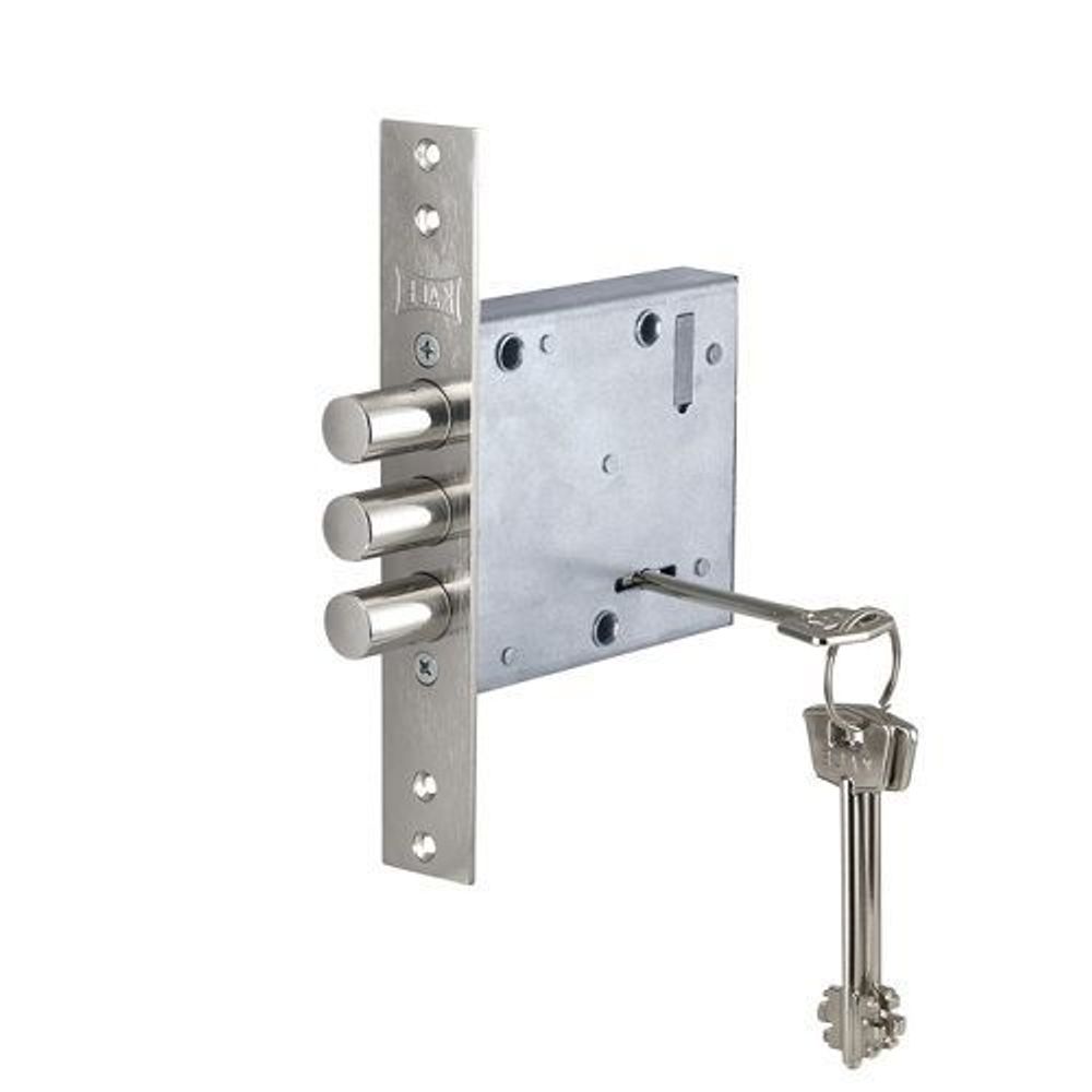 Замок врезной сувальдный KALE KILIT 447/L