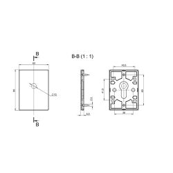 Декоративная накладка под шток FUARO ESC 486-O RL ABG-6 зеленая бронза /63259/ (1шт)