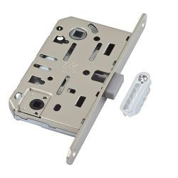 Замок межкомнатный AGB WC MEDIANA POLARIS B06102.50.06.640 (никель) (скин) /60145/