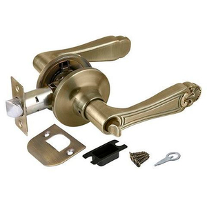 Ручка защелка PUNTO 6037 AB-B (фик.) бронза /36895/