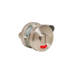 Ручка поворотная FUARO DSS-button-BK8 INOX 304 (нержавейка 304) c индикатором /47251/