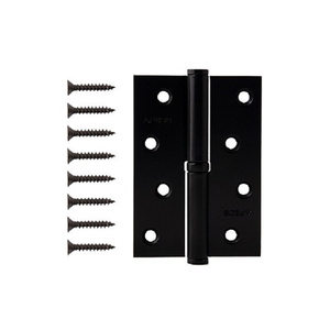 Петля дверная APECS 100x70-B Steel BLM L черный матовый левая (1 шт)